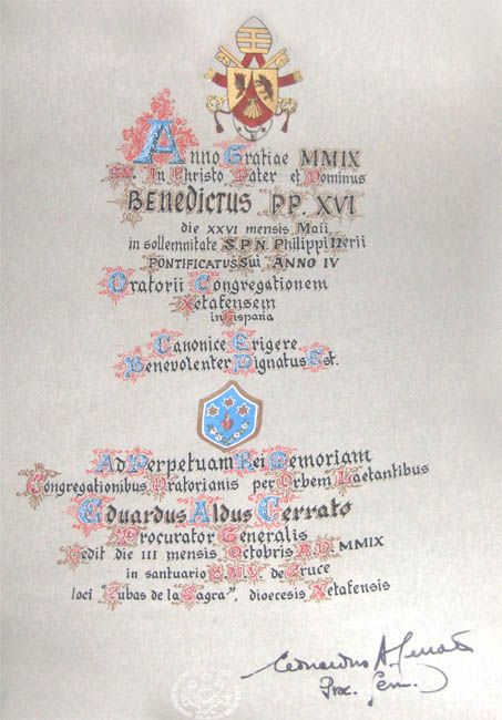 rescripto de fundación