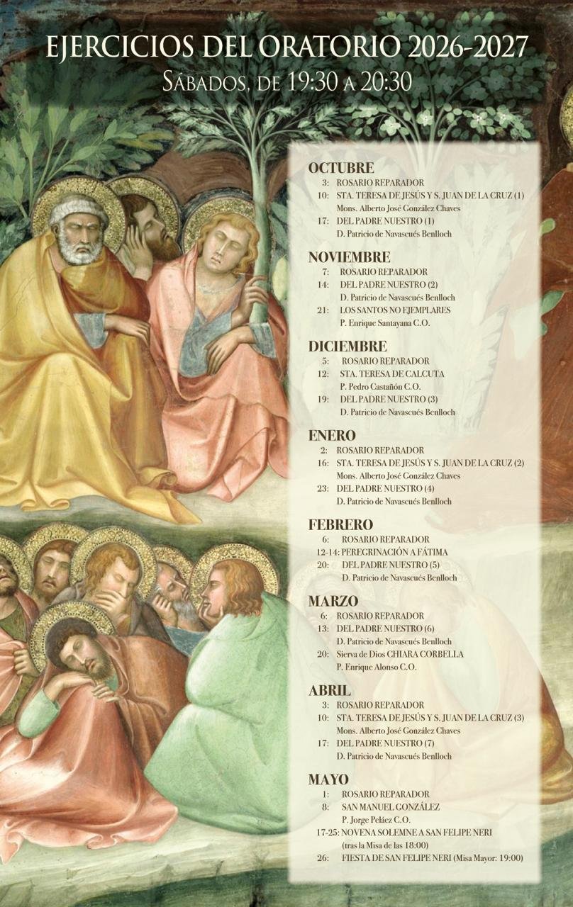 ejercicios oratorio 2026 27